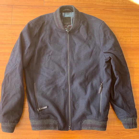 ted baker freddy wool bomber jacket
